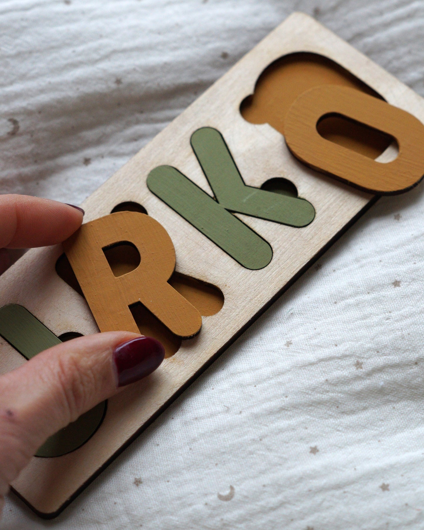 Puzzle nombre colores