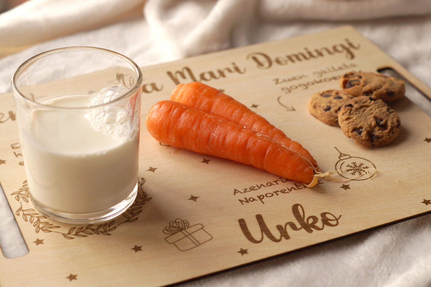 Bandeja Olentzero y Mari Domingi