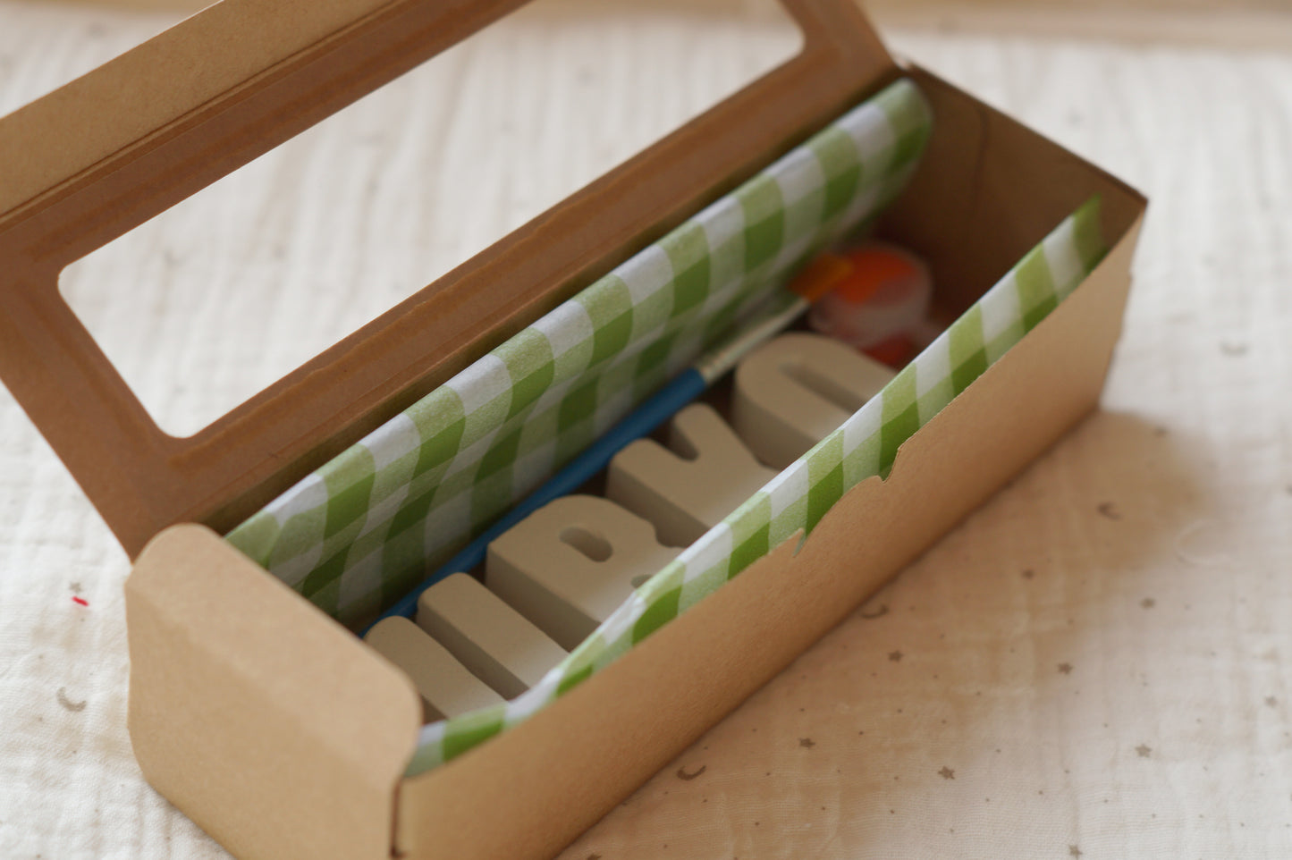 Kit pintura infantil yeso NOMBRE