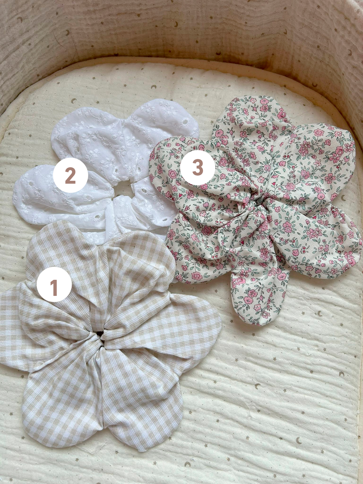 Coletero Scrunchy Flor