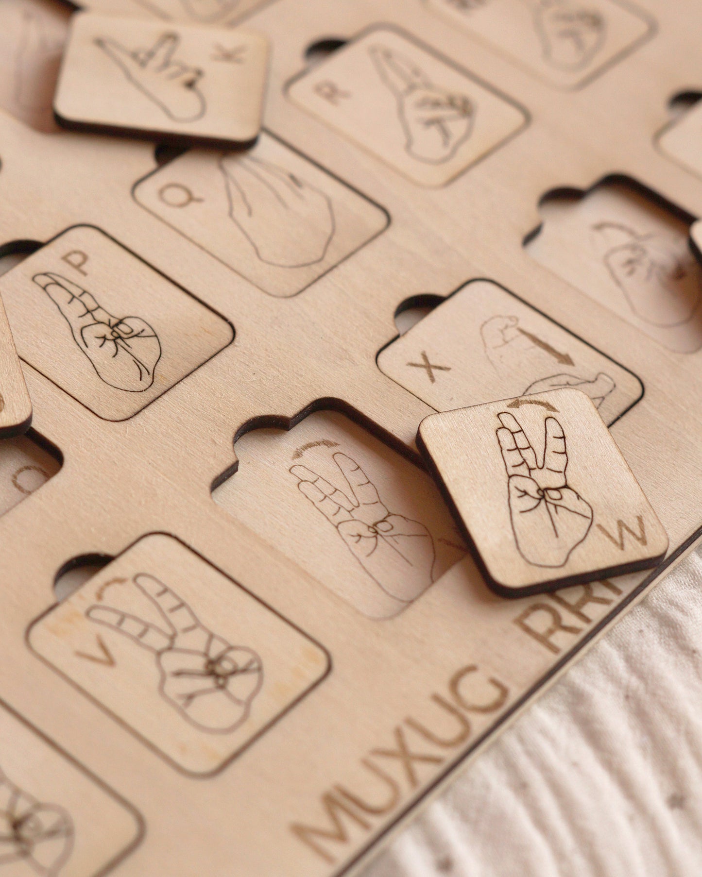 LSE Puzzle alfabeto lengua signos