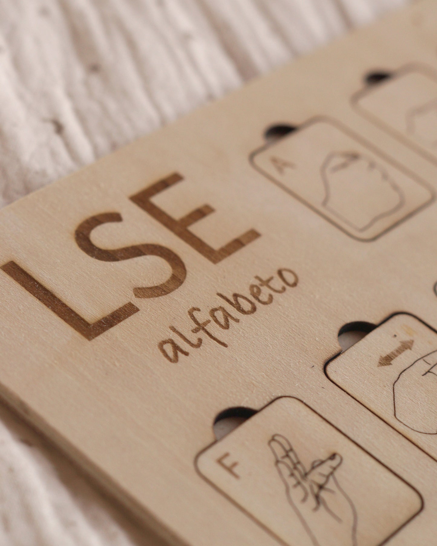 LSE Puzzle alfabeto lengua signos