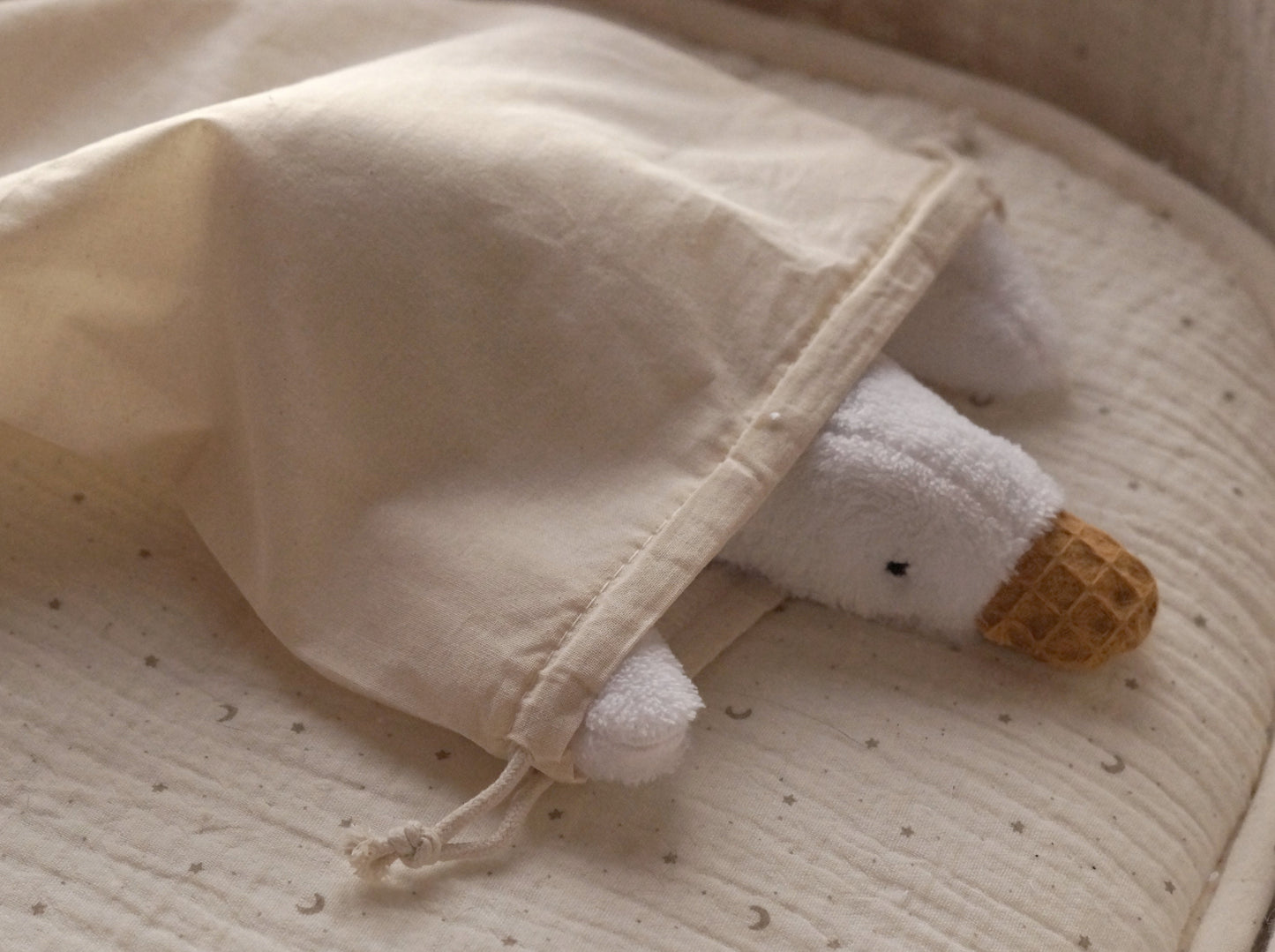 Peluche ganso apego -