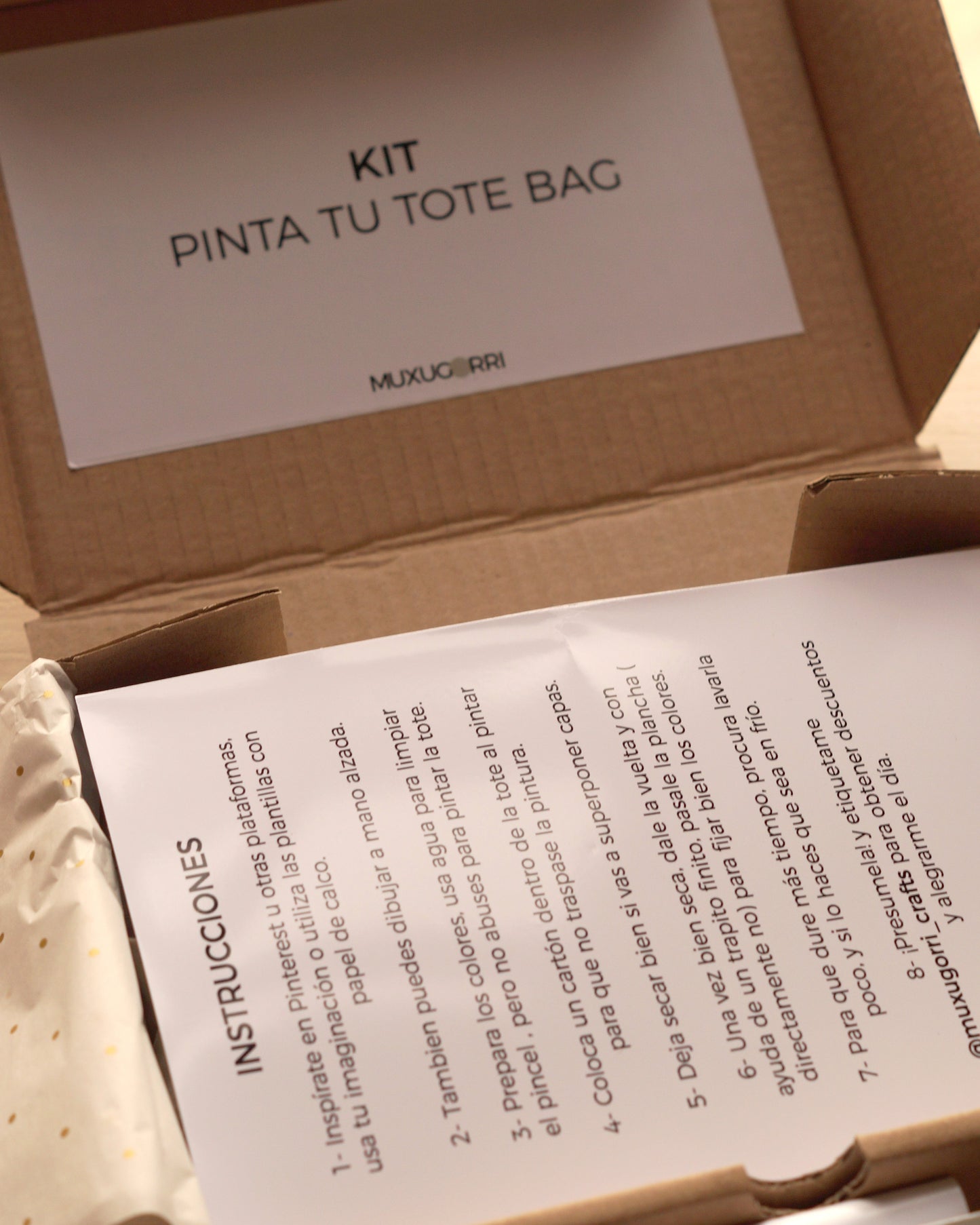 Kit Pinta tu tote bag