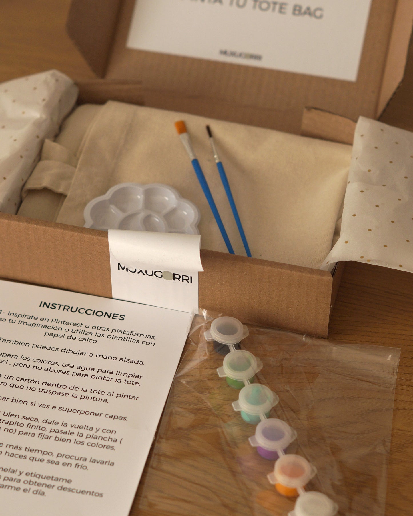 Kit Pinta tu tote bag